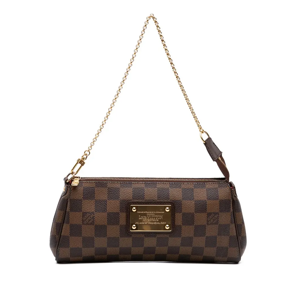 Louis Vuitton Damier Ebene Eva Brown Canvas Very good - Front View