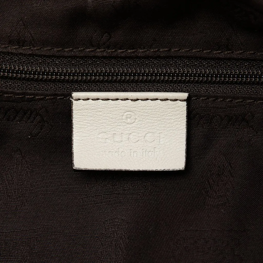 Gucci Guccissima Sukey Satchel Beige Leather Very good - Box View
