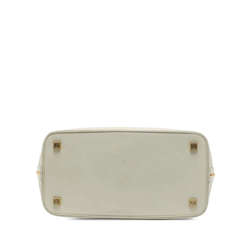 Louis Vuitton Suhali Lockit MM White Leather Very good - Inside View