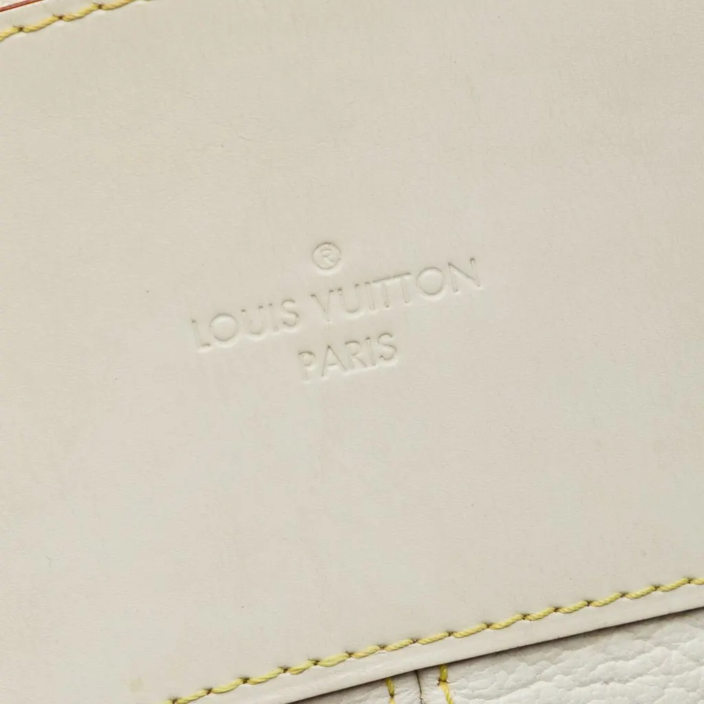 Louis Vuitton Suhali Lockit MM White Leather Very good - Box View