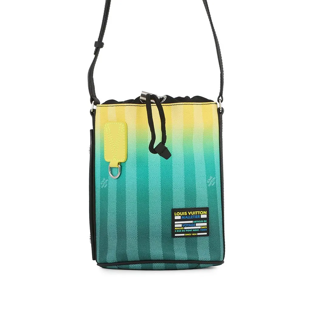Louis Vuitton Damier Stripes Sac Marin BB Green Very good - Front View