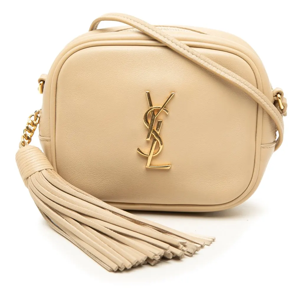 Saint Laurent Nappa Monogram Blogger Bag