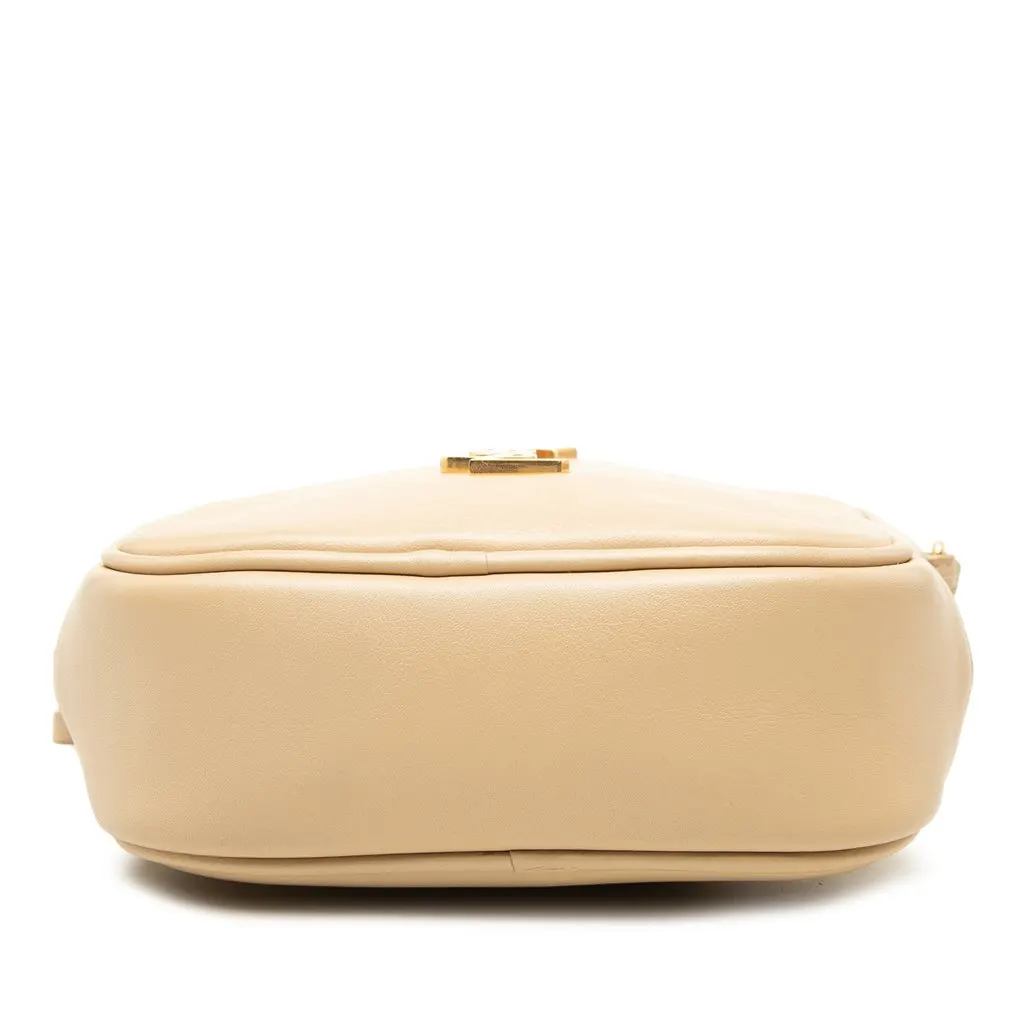 Saint Laurent Nappa Monogram Blogger Bag Beige Leather Good - Inside View