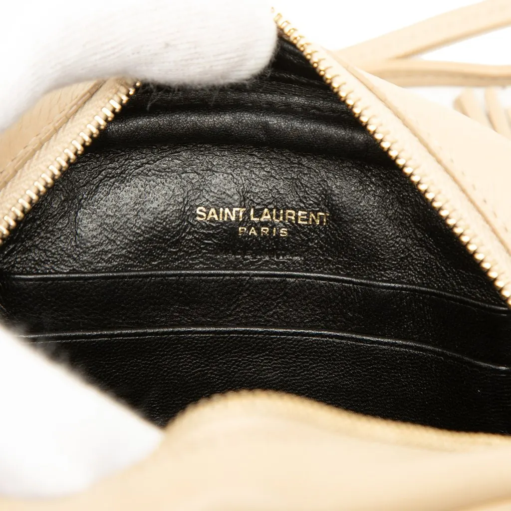 Saint Laurent Nappa Monogram Blogger Bag Beige Leather Good - Box View