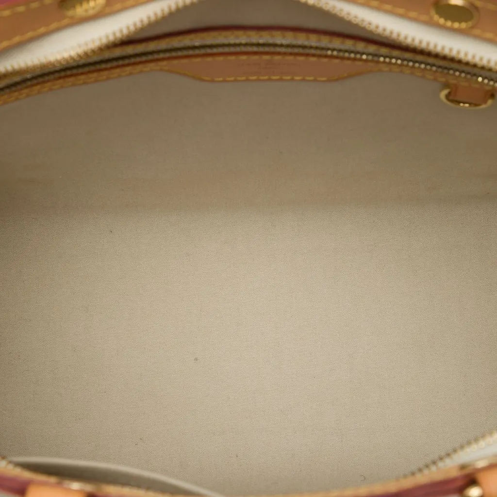 Louis Vuitton Monogram Vernis Brea MM White Leather Very good - Model View