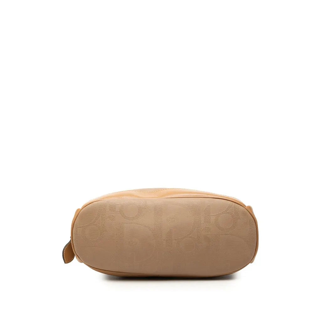 Dior Diorissimo Trotter Coated Canvas Cosmetic Pouch Beige Very good - Inside View