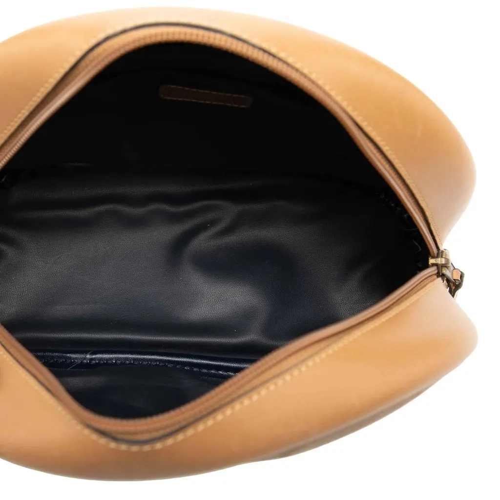 Dior Diorissimo Trotter Coated Canvas Cosmetic Pouch Beige Very good - Model View