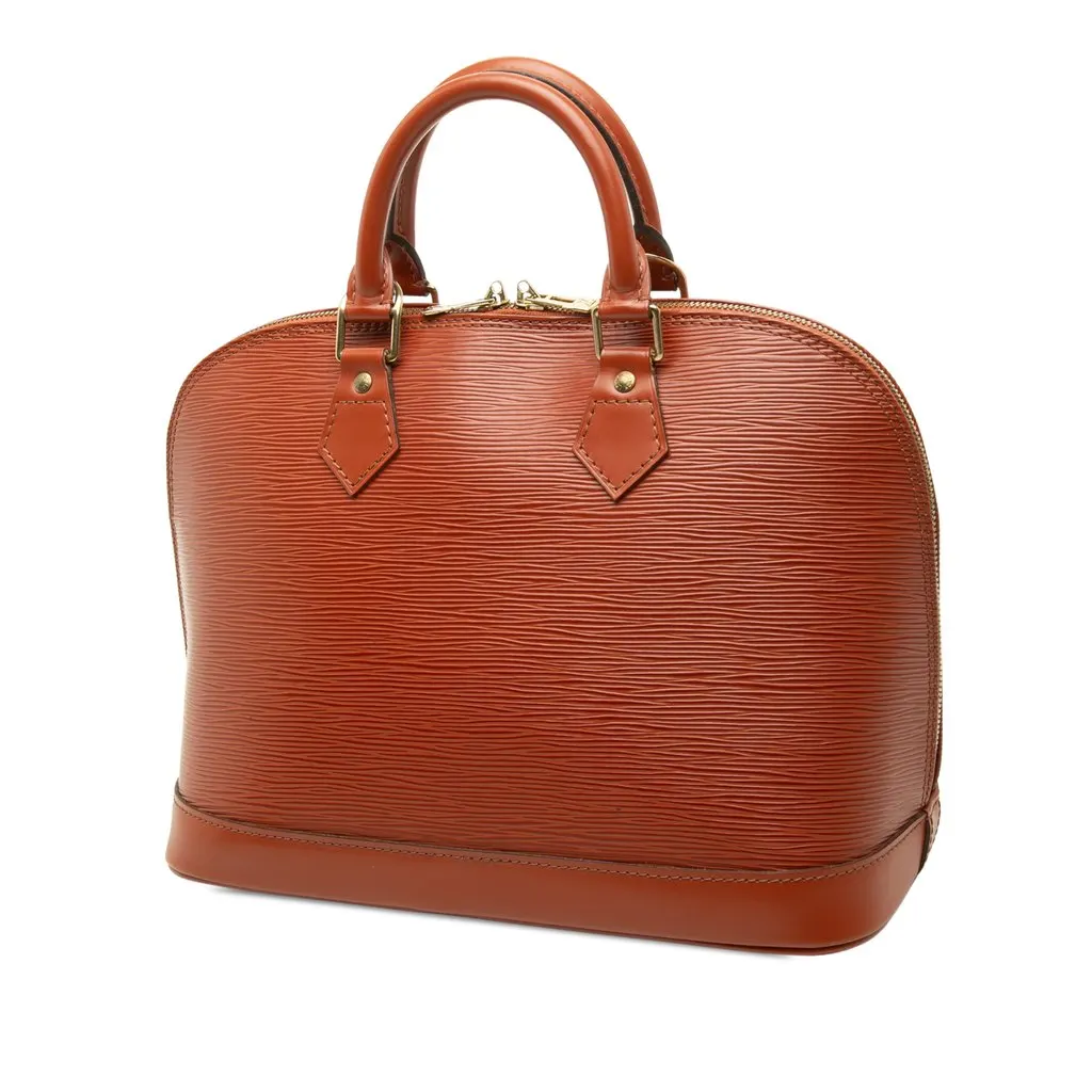 Louis Vuitton Epi Alma PM Brown Leather Very good - Back View