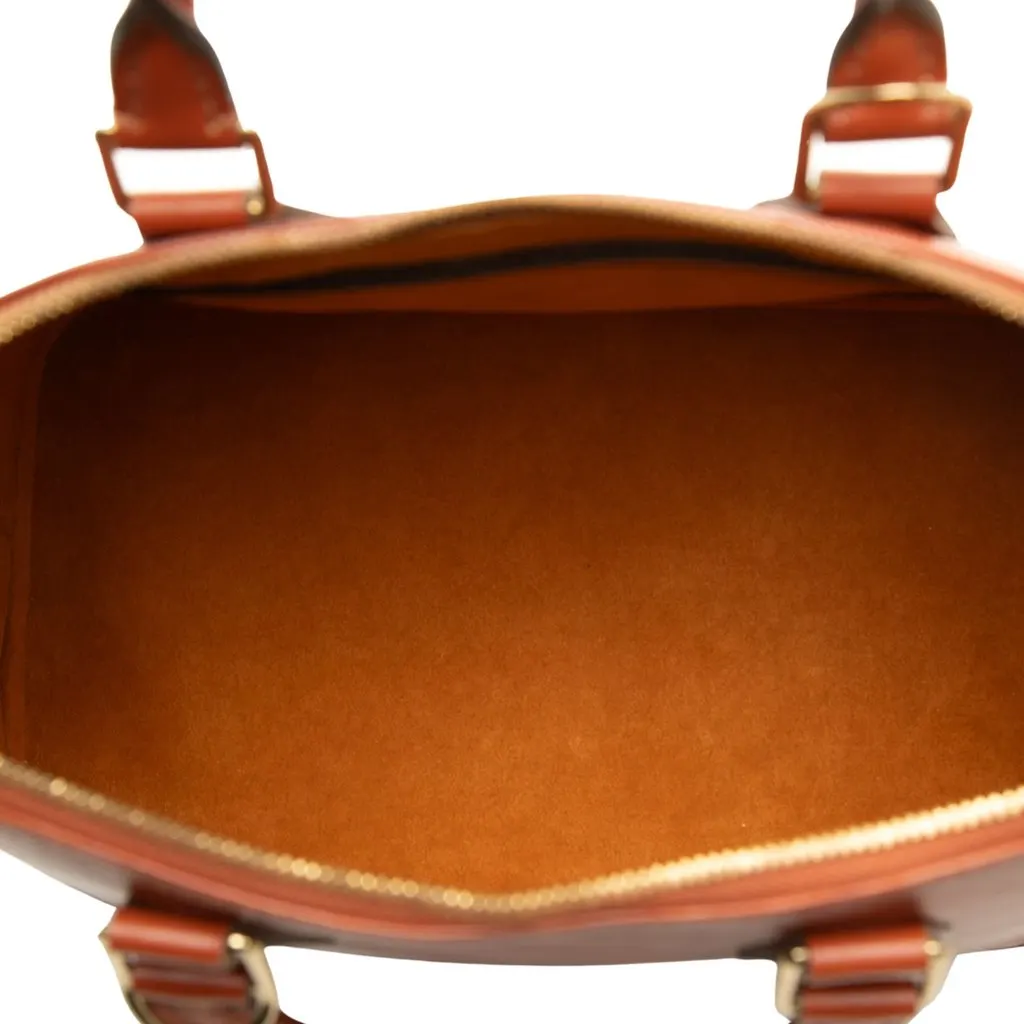 Louis Vuitton Epi Alma PM Brown Leather Very good - Model View