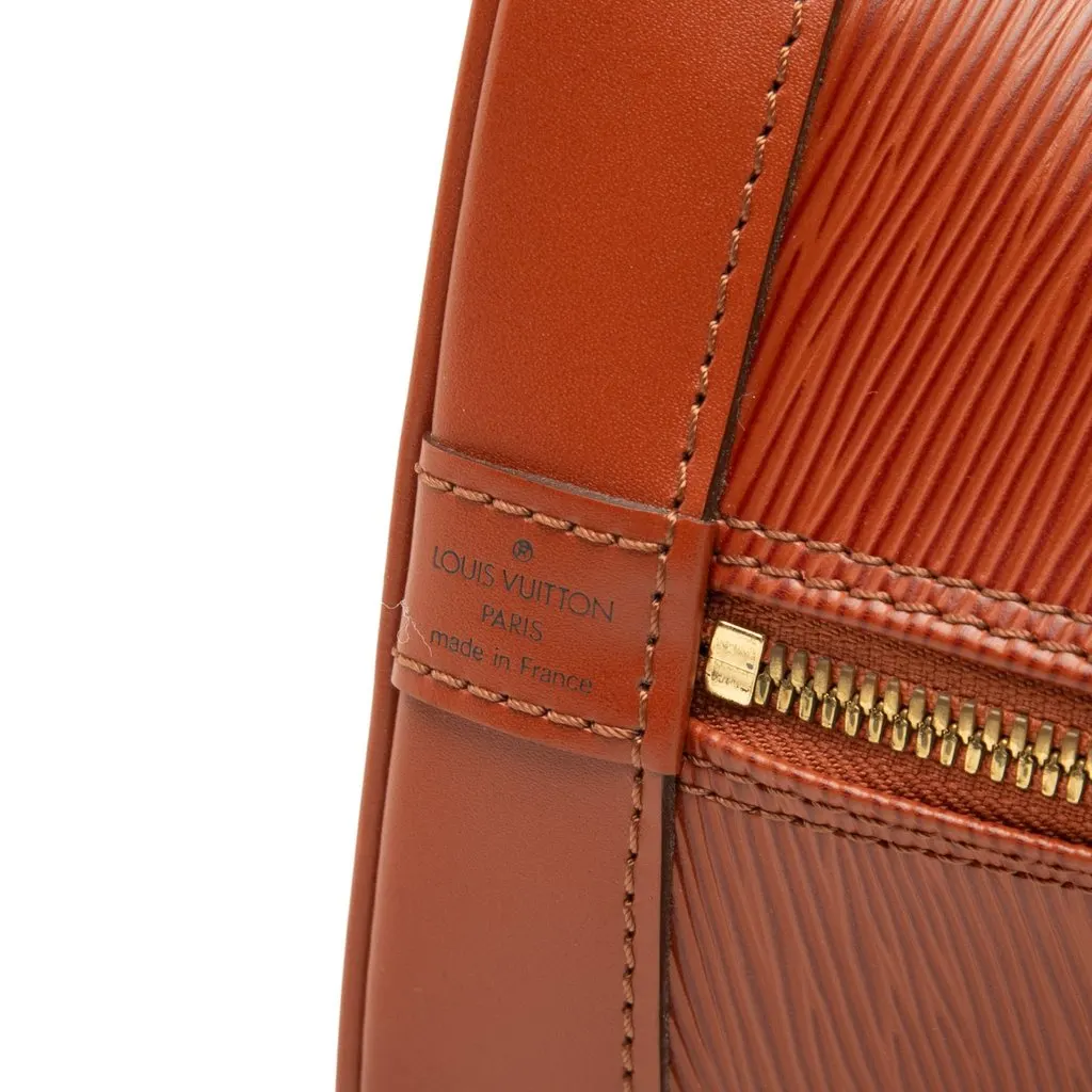 Louis Vuitton Epi Alma PM Brown Leather Very good - Box View