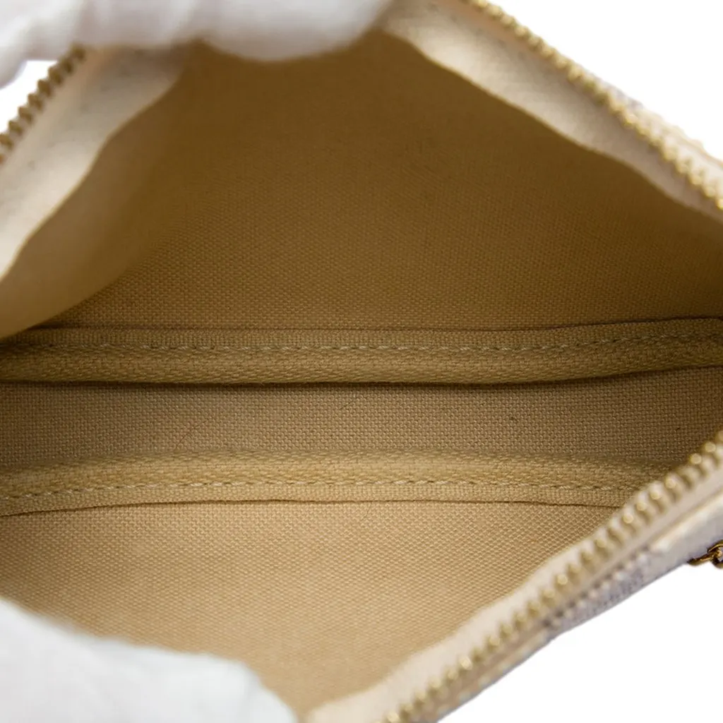Louis Vuitton Damier Azur Mini Pochette Accessoires White Canvas Very good - Model View