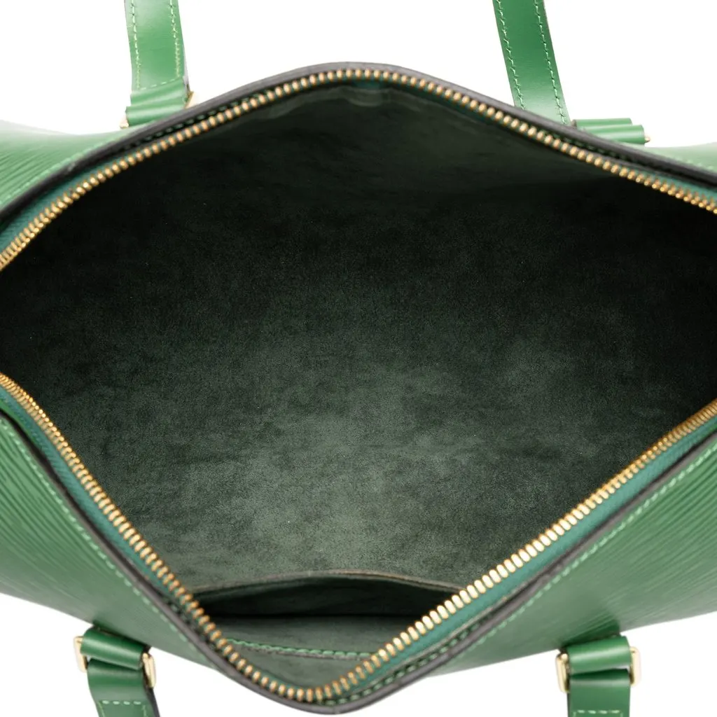 Louis Vuitton Epi Soufflot Green Leather Good - Model View