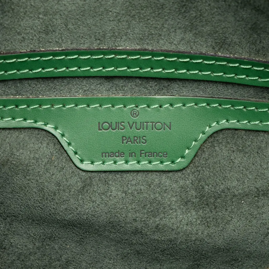 Louis Vuitton Epi Soufflot Green Leather Good - Box View