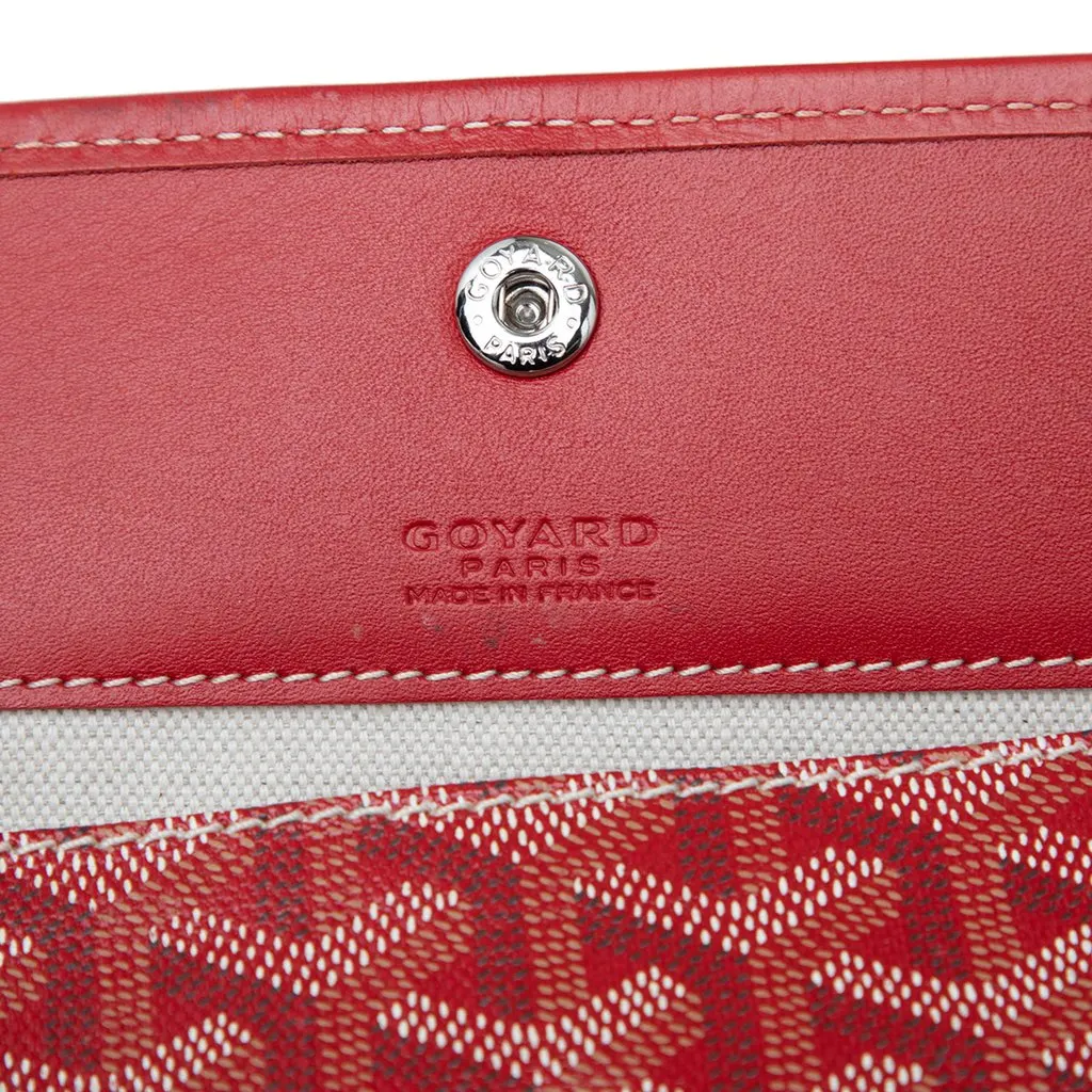 Goyard Goyardine Saint Louis PM Red Canvas Good - Box View