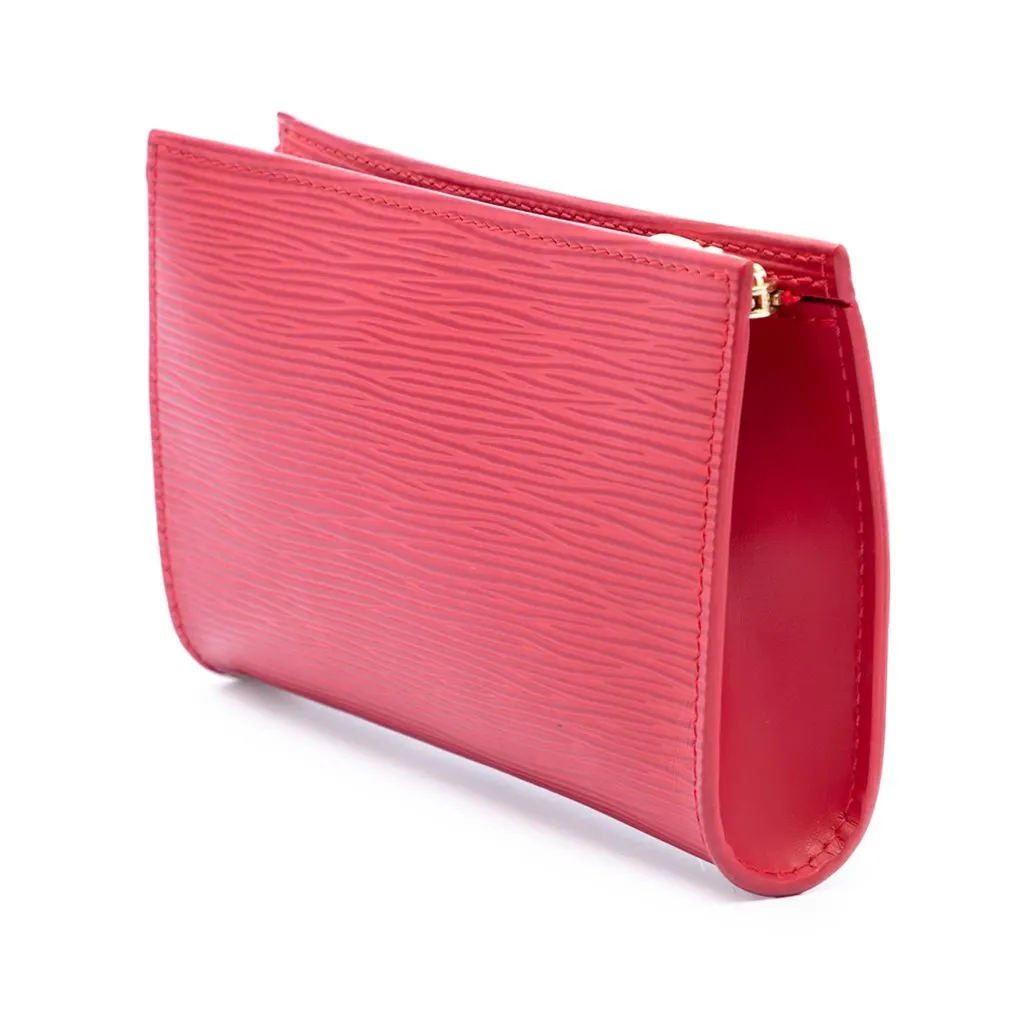 Louis Vuitton Epi Bucket PM Pouch Red Leather Very good - Back View