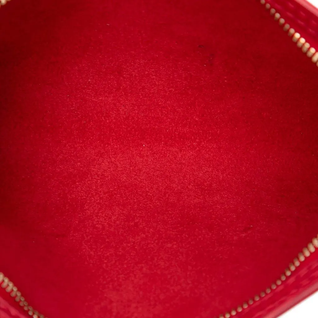 Louis Vuitton Epi Bucket PM Pouch Red Leather Very good - Model View