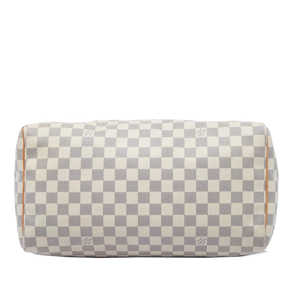 Louis Vuitton Damier Azur Speedy 35 White Canvas Very good - Inside View