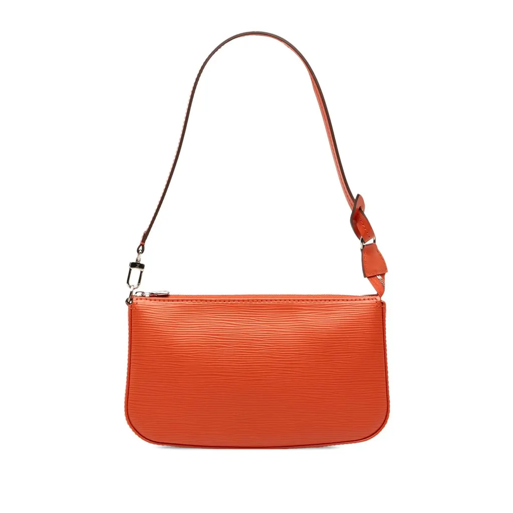 Louis Vuitton Epi Pochette Accessoires Orange Leather Very good - Front View