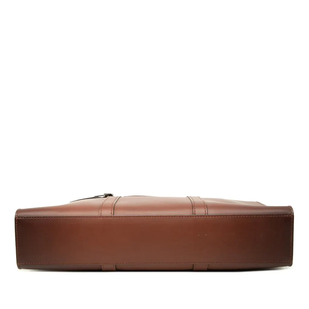 Louis Vuitton Sac Plat Horizontal Zippe Brown Leather Very good - Inside View