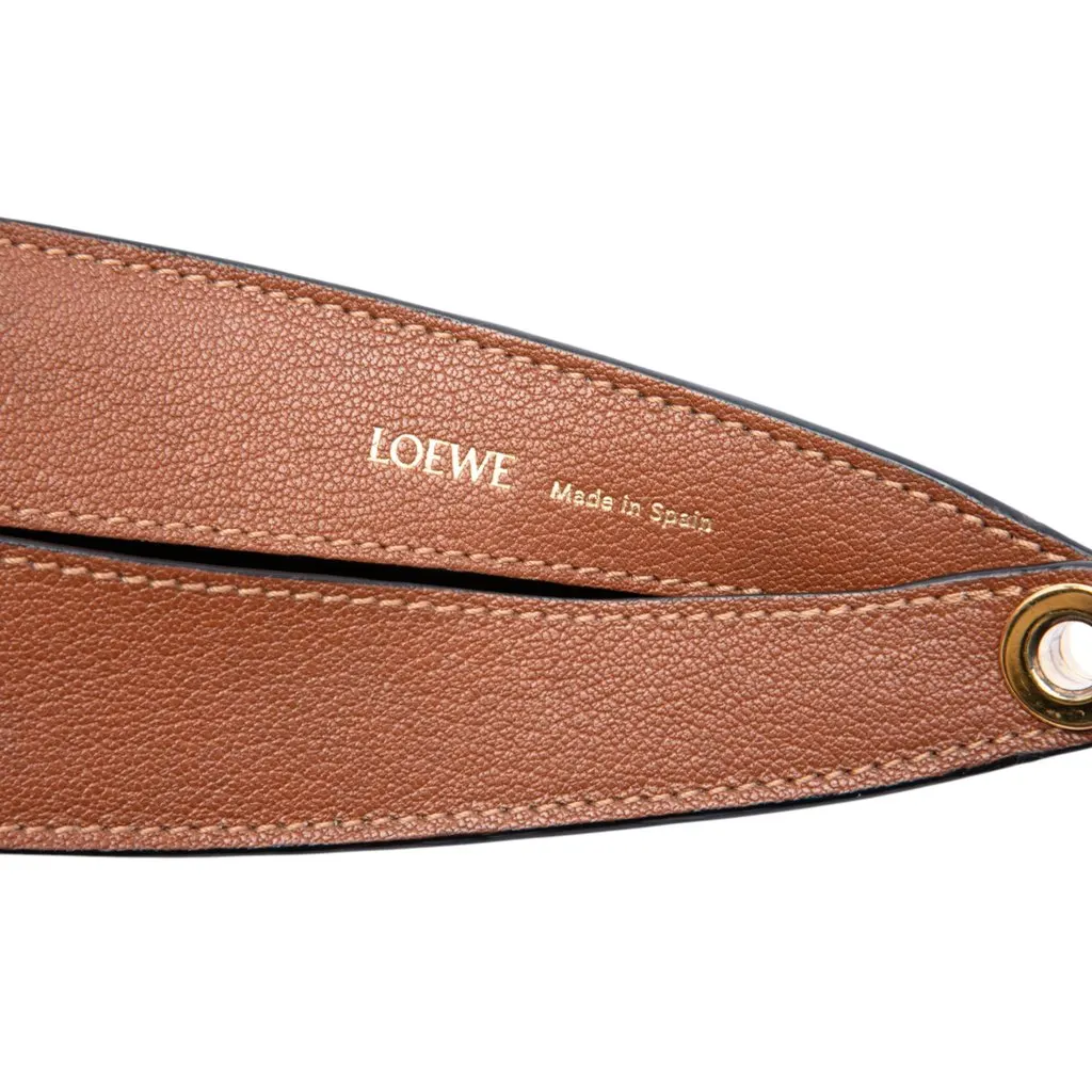 LOEWE Small Leather Luna Hobo Brown Leather Very good - Box View