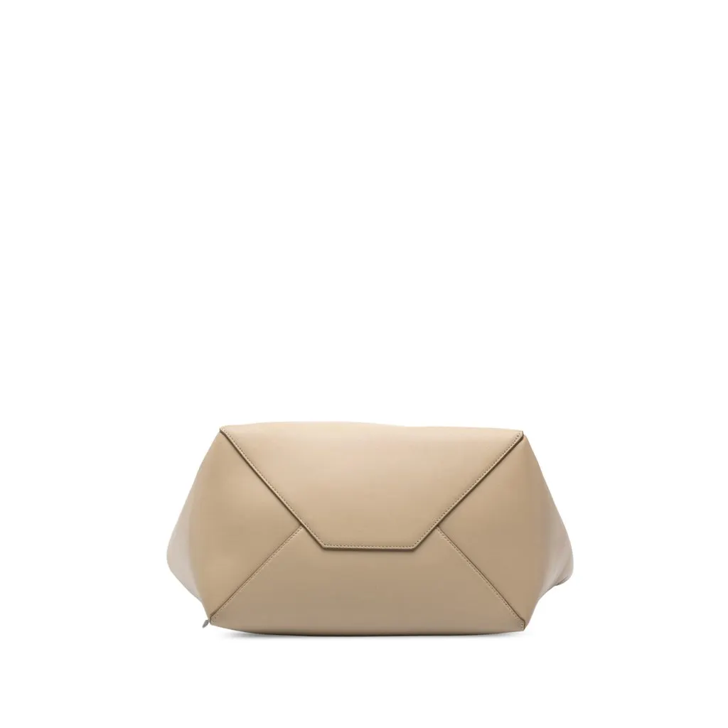 Celine Small Leather Phantom Cabas Tote Beige Leather Good - Inside View