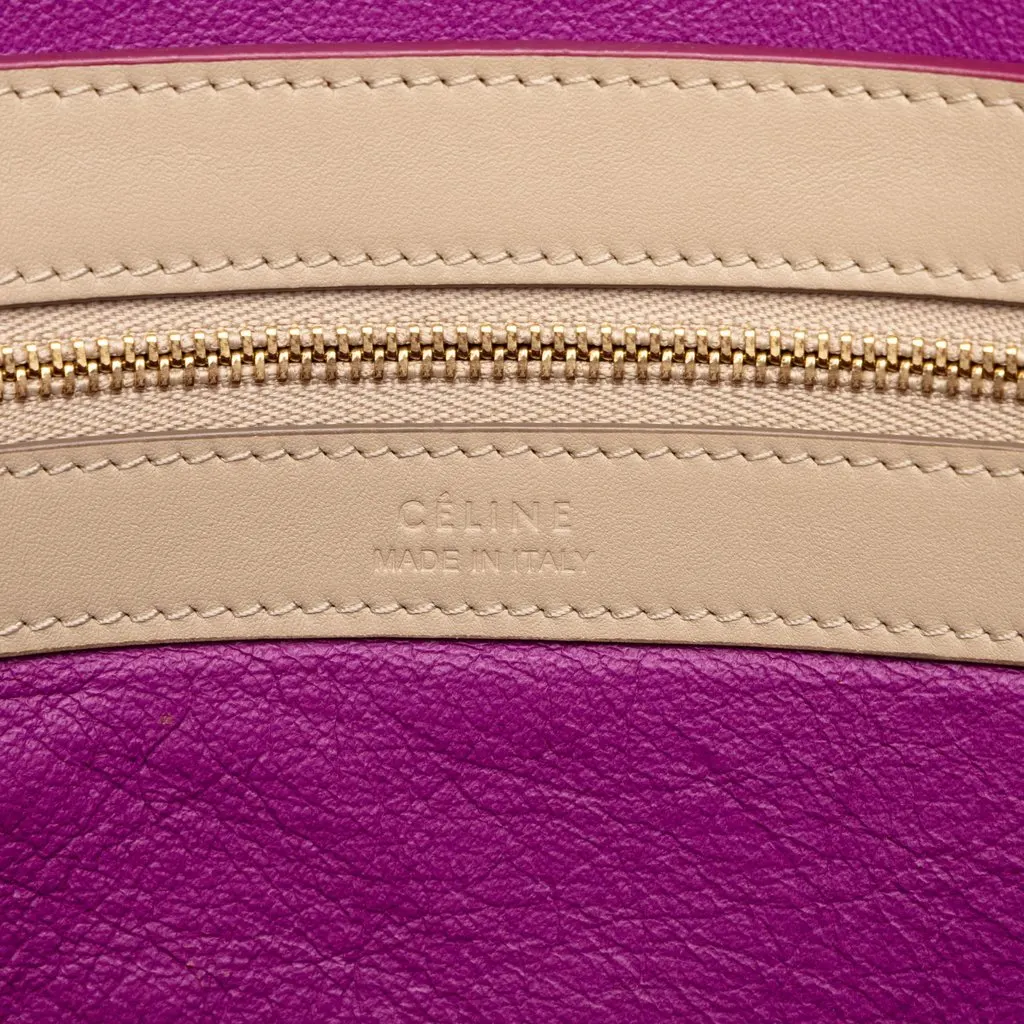 Celine Small Leather Phantom Cabas Tote Beige Leather Good - Box View