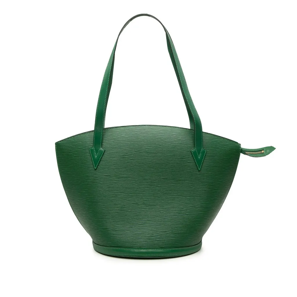 Louis Vuitton Epi Saint Jacques GM Long Strap Green Leather Very good - Front View