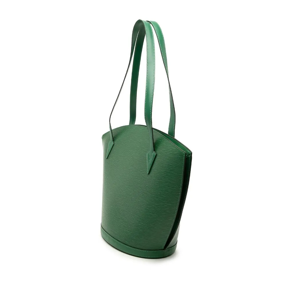 Louis Vuitton Epi Saint Jacques GM Long Strap Green Leather Very good - Back View