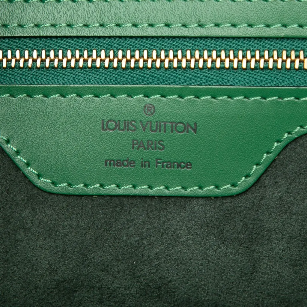 Louis Vuitton Epi Saint Jacques GM Long Strap Green Leather Very good - Box View