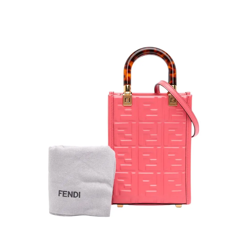 Fendi Mini Zucca Embossed Leather | Libas Collective