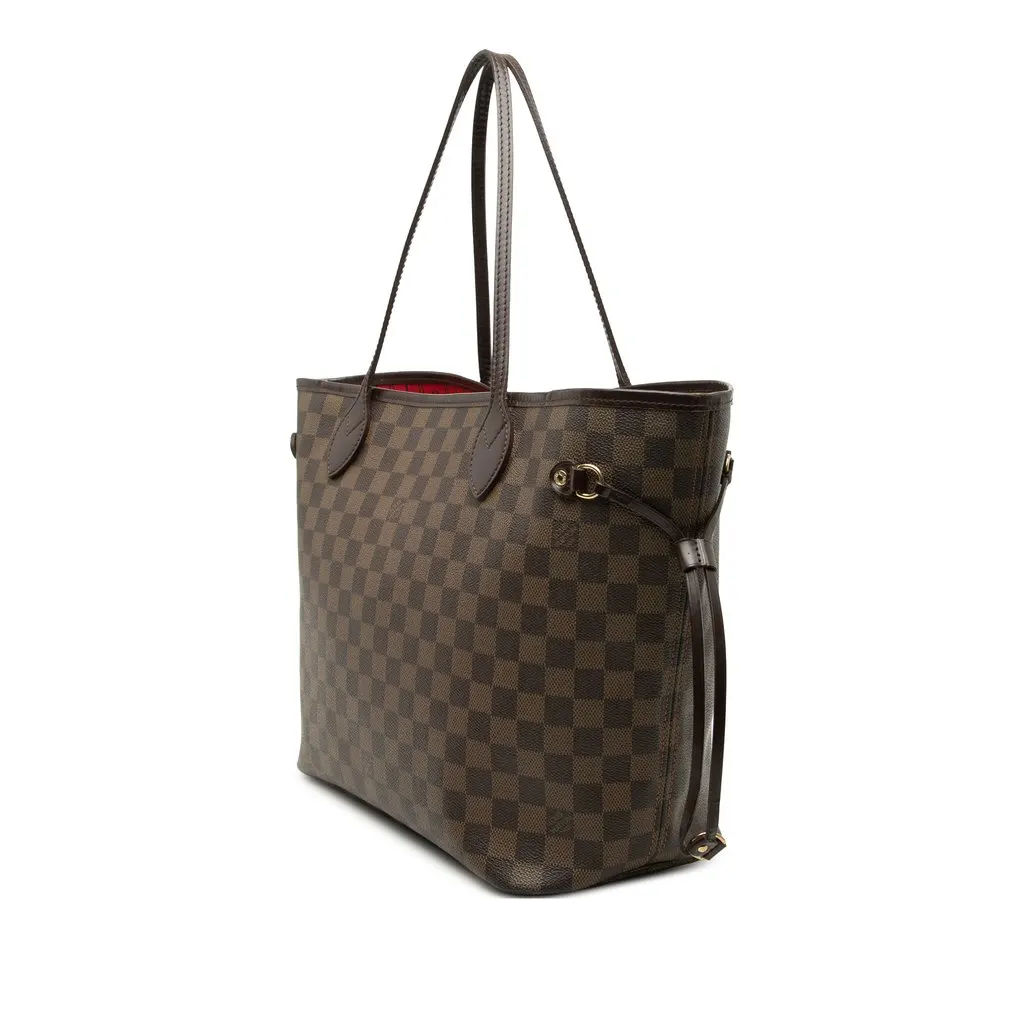 Louis Vuitton Damier Ebene Neverfull MM Brown Very good - Back View