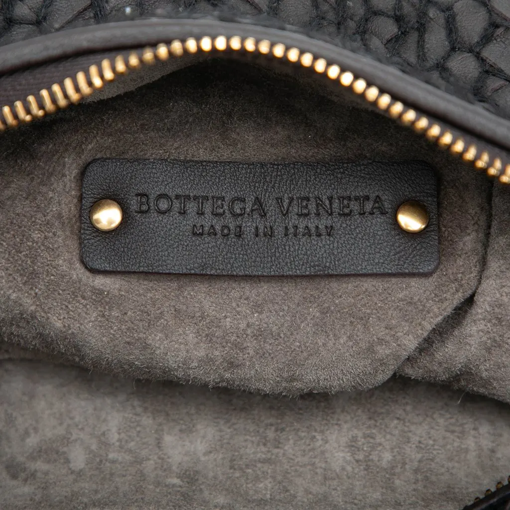 Bottega Veneta Nappa Intrecciato Square Handbag Black Leather Good - Box View