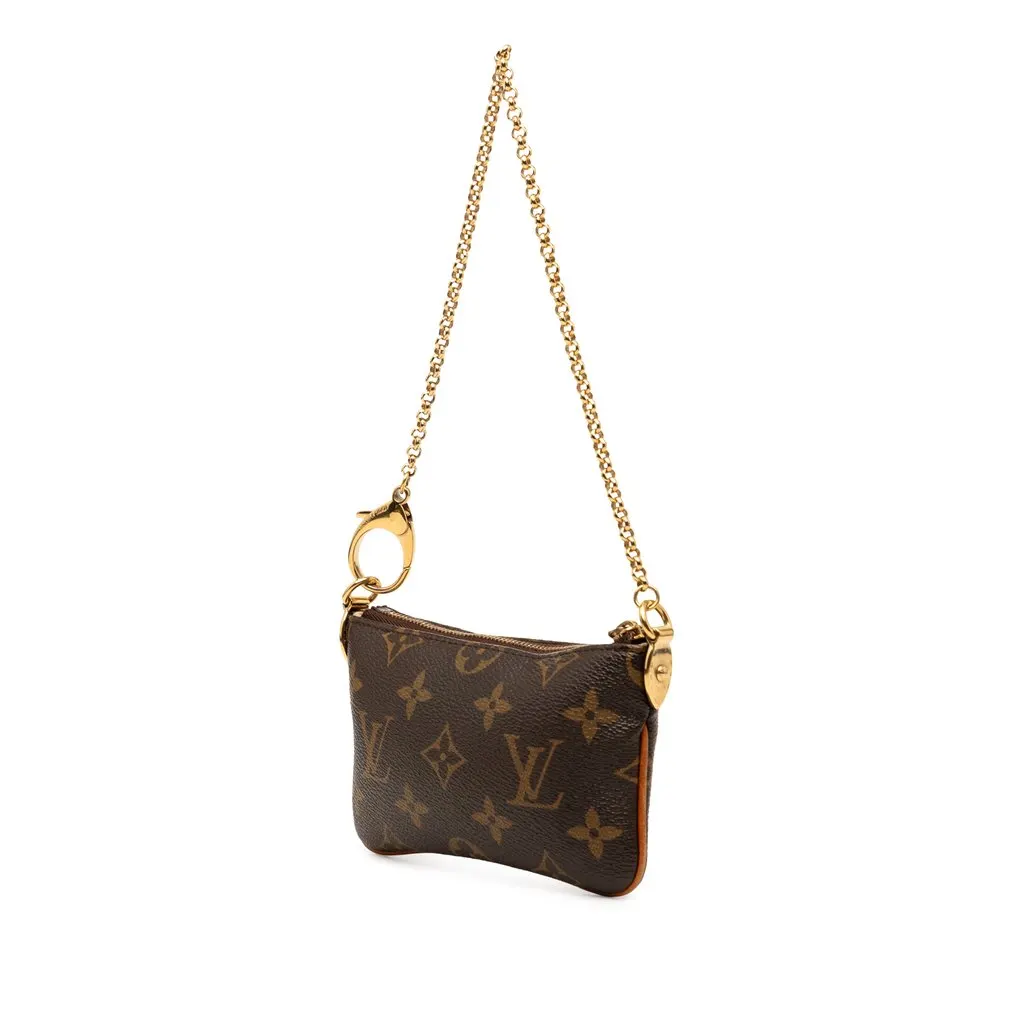 Louis Vuitton Monogram Pochette Milla PM Brown Very good - Back View