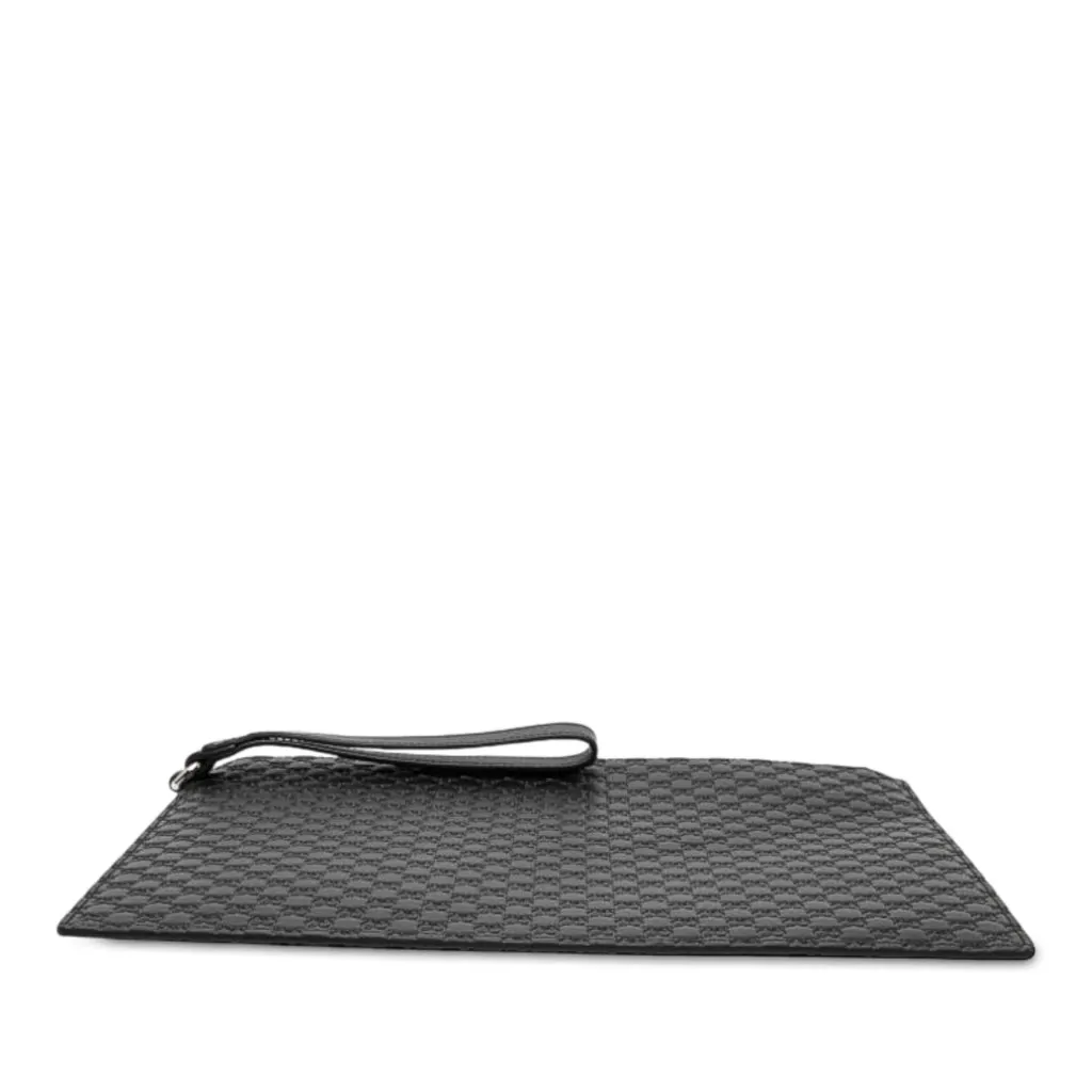 Gucci Microguccissima Clutch Black Leather Very good - Inside View