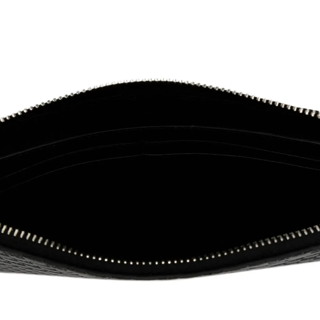 Gucci Microguccissima Clutch Black Leather Very good - Model View