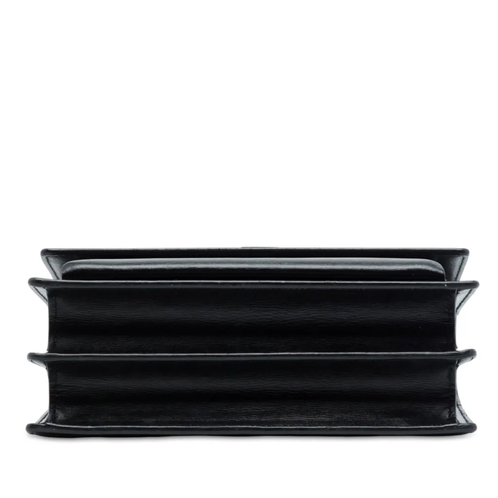 Saint Laurent Medium Calfskin Monogram Sunset Crossbody Black Leather Very good - Inside View
