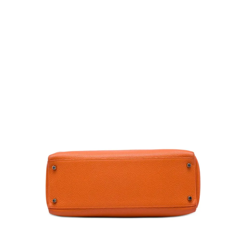 Hermès Togo Kelly II Retourne 35 Orange Leather Very good - Inside View