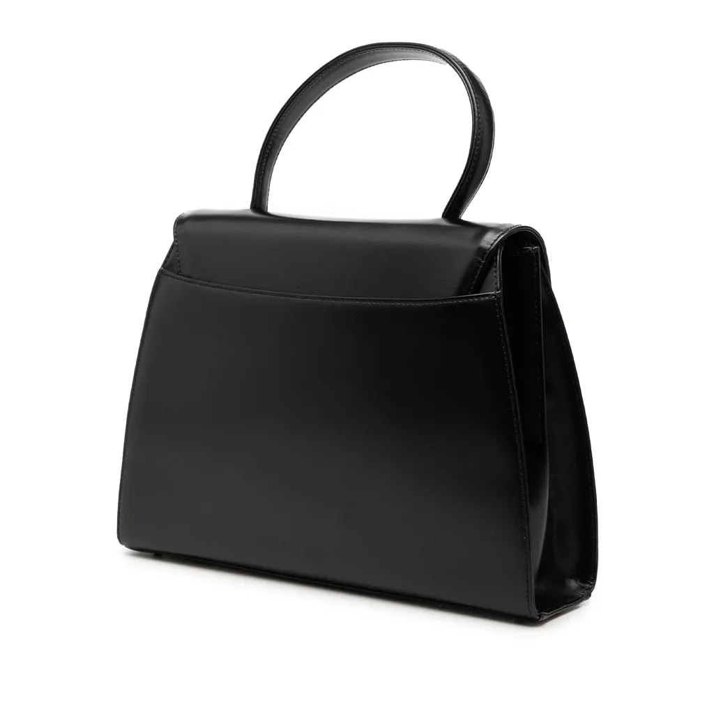 Givenchy Smooth Calfskin Borodia Satchel Black Leather Very good - Back View