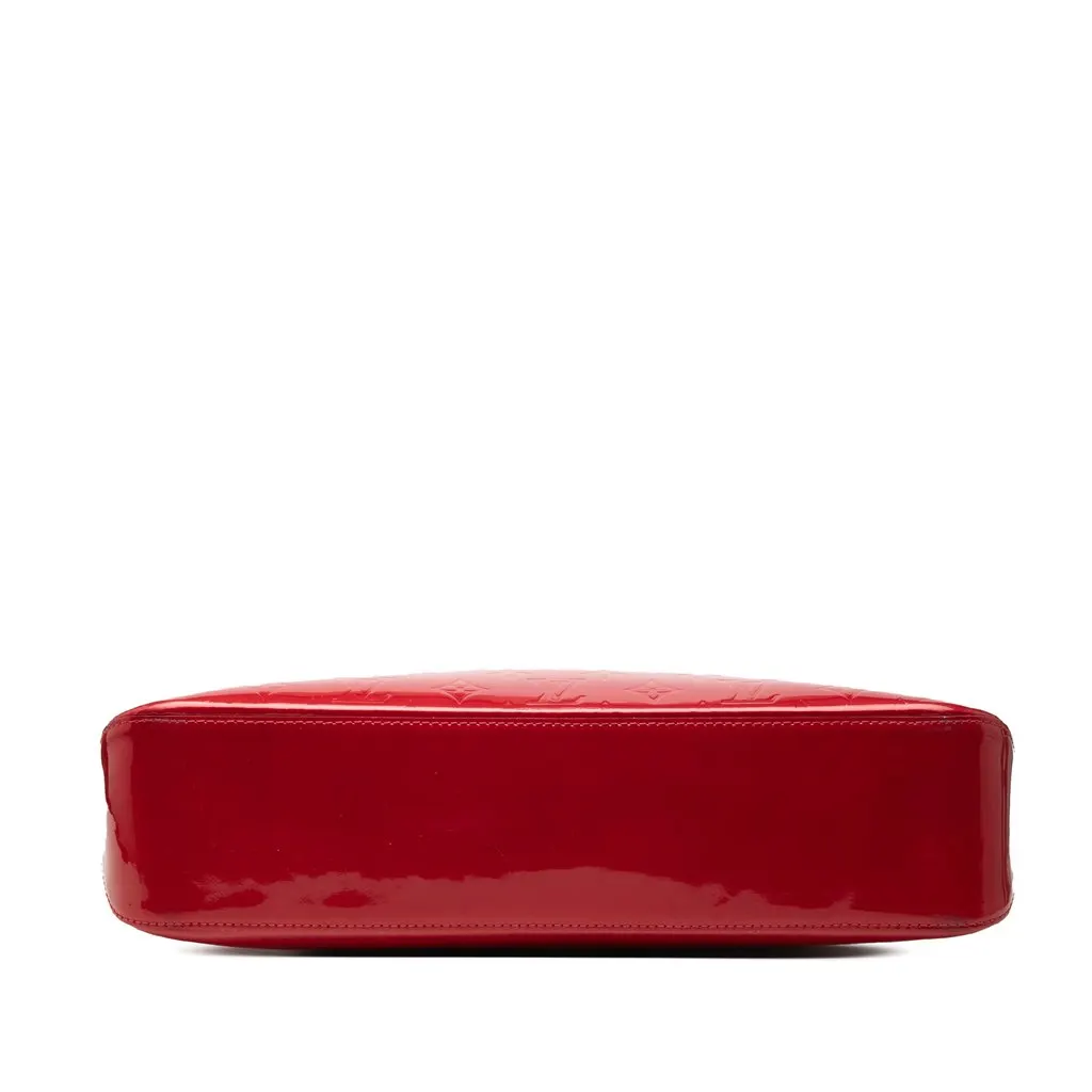 Louis Vuitton Monogram Vernis Brentwood Red Leather Very good - Inside View
