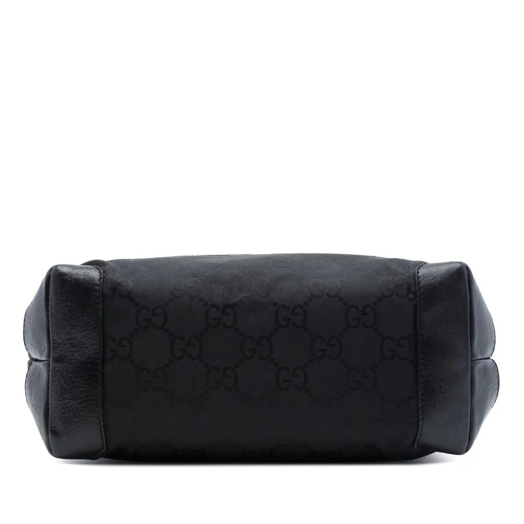 Gucci GG Nylon Tote Black Polyamide Very good - Inside View