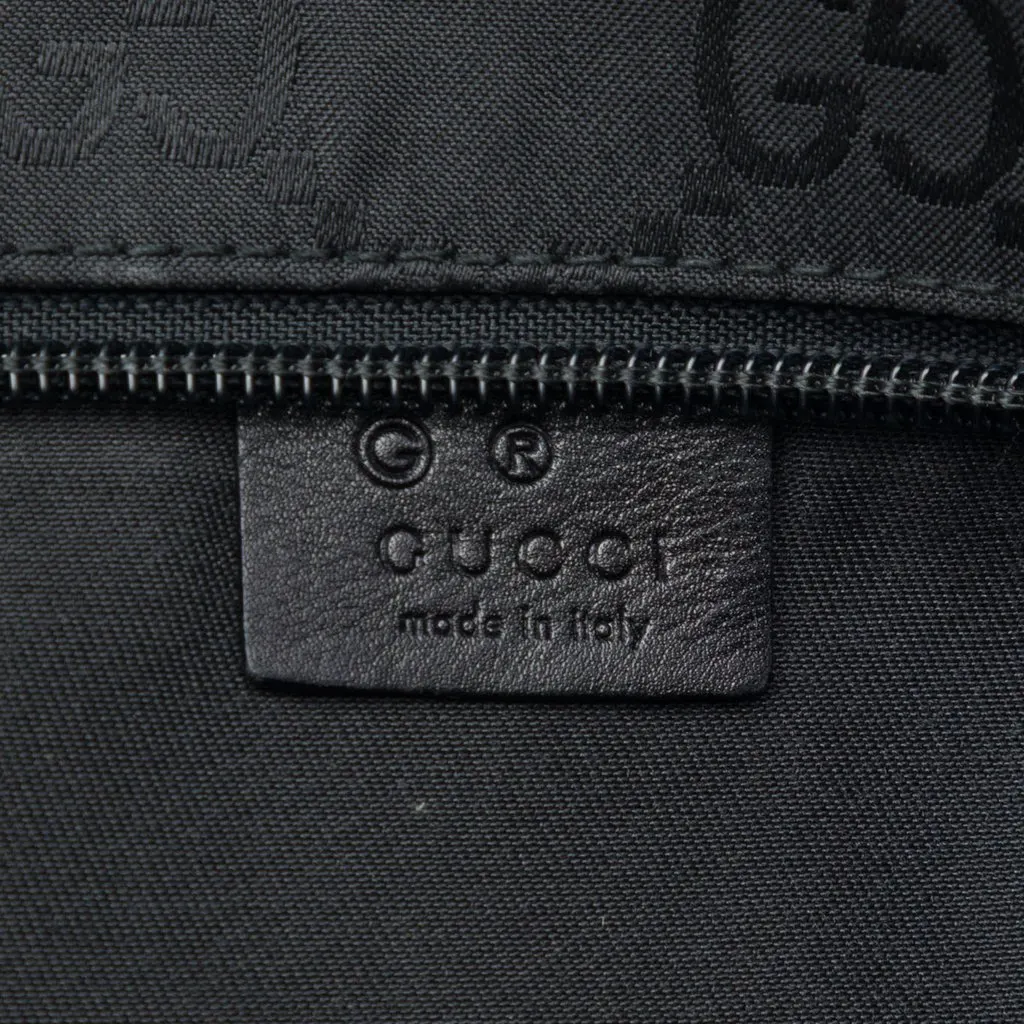 Gucci GG Nylon Tote Black Polyamide Very good - Box View