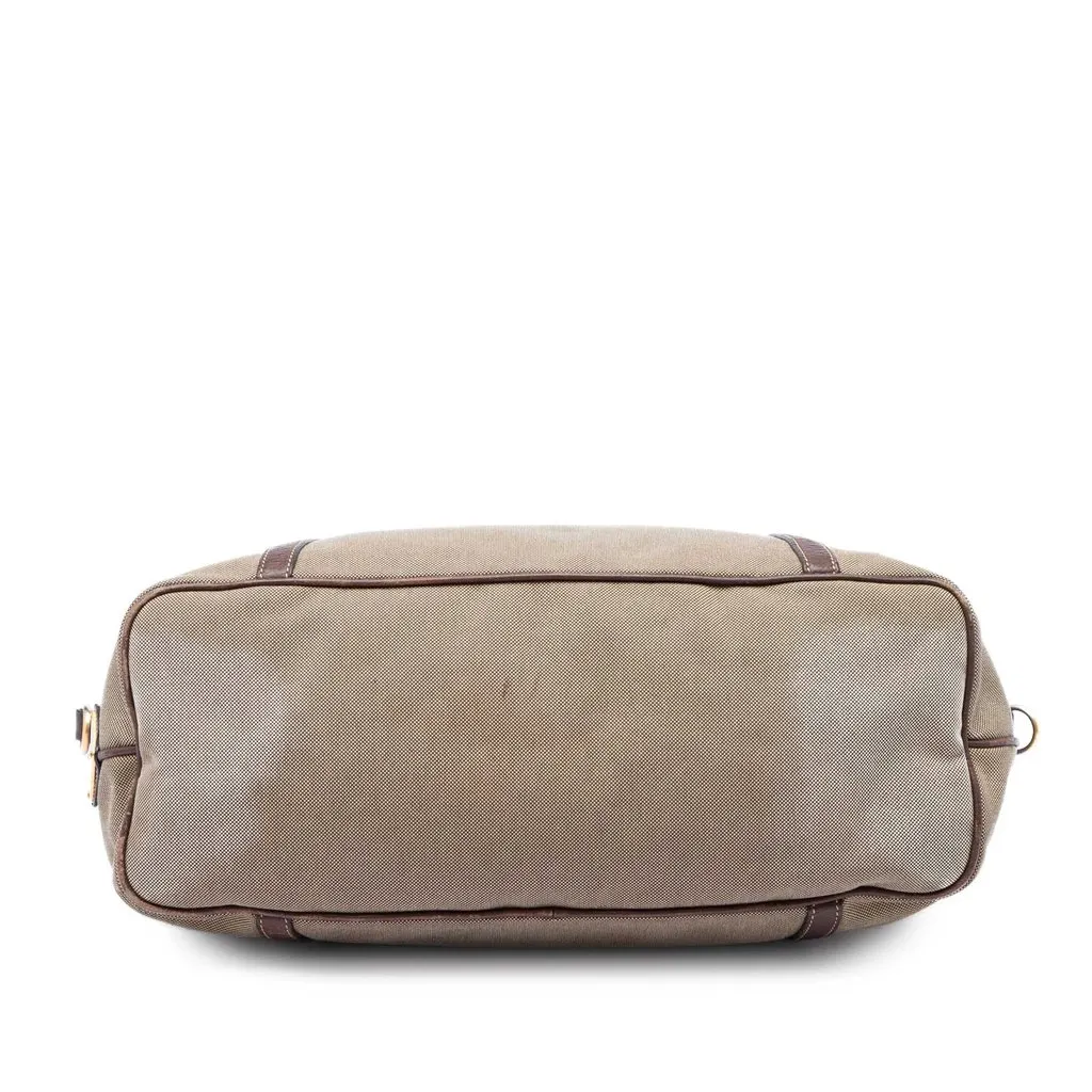 Prada Canvas Canapa Logo Satchel Beige Canvas Very good - Inside View