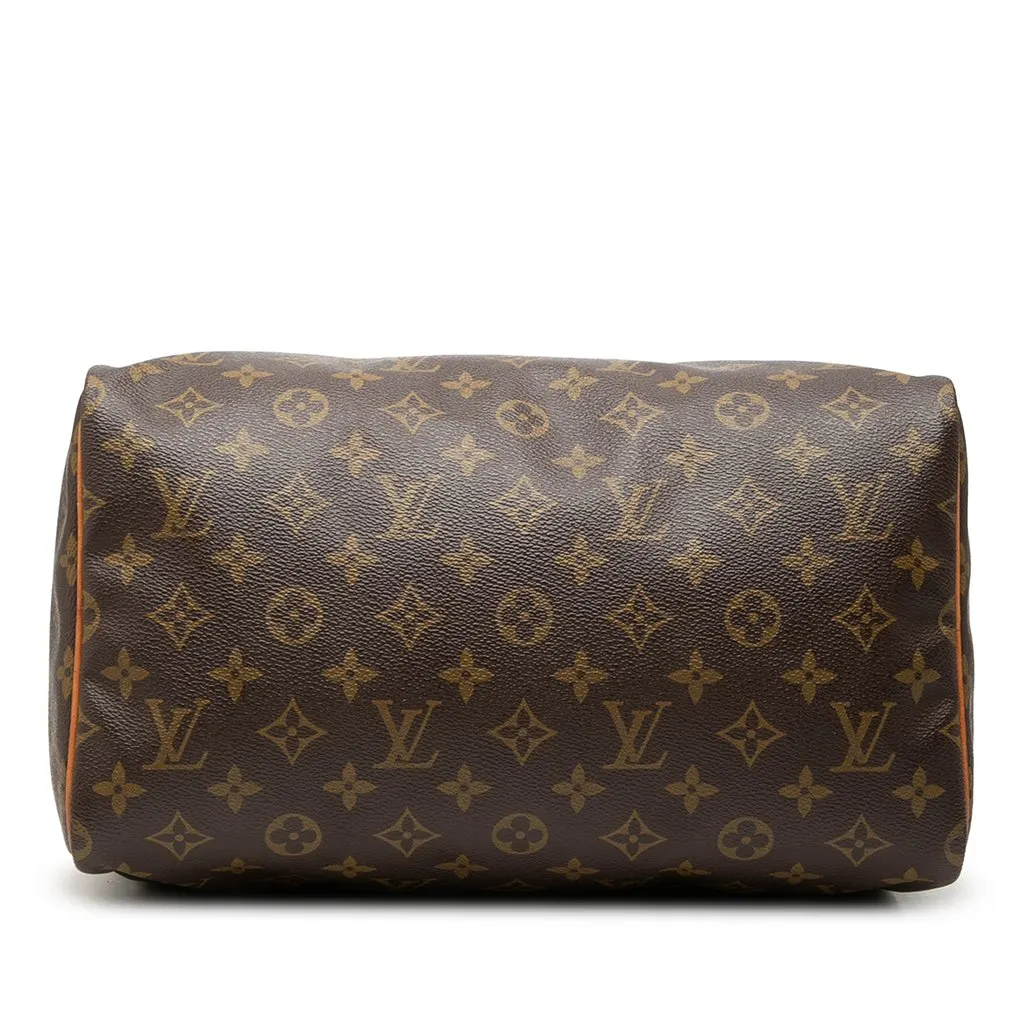 Louis Vuitton Monogram Speedy 30 Brown Canvas Good - Inside View