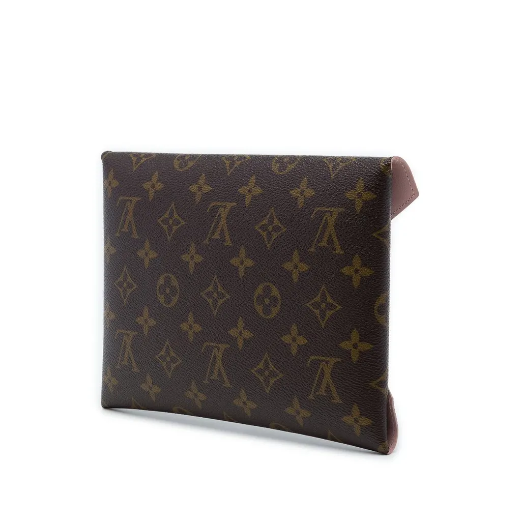 Louis Vuitton Monogram Pochette Kirigami GM Brown Very good - Back View