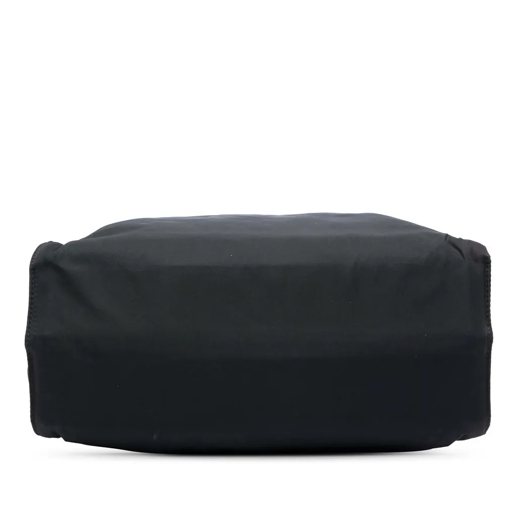 Prada Tessuto Metal Handle Bag Black Polyamide Very good - Inside View