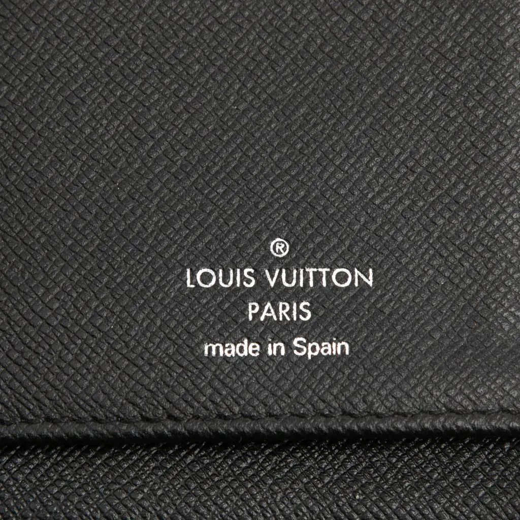 Louis Vuitton Damier Graphite Vertical Zippy Wallet Black Very good - Box View
