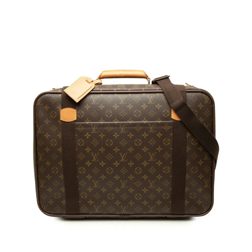 Louis Vuitton Monogram Satellite 53 Brown Canvas Good - Front View
