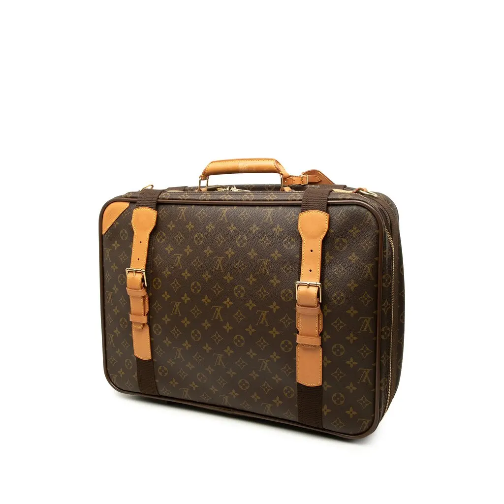 Louis Vuitton Monogram Satellite 53 Brown Canvas Good - Back View
