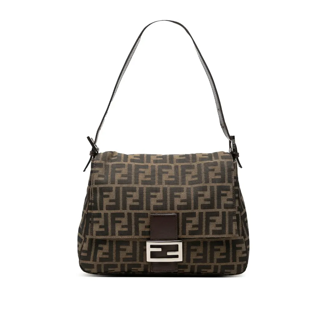 Fendi Zucca Canvas Mamma Forever Brown Very good - Front View