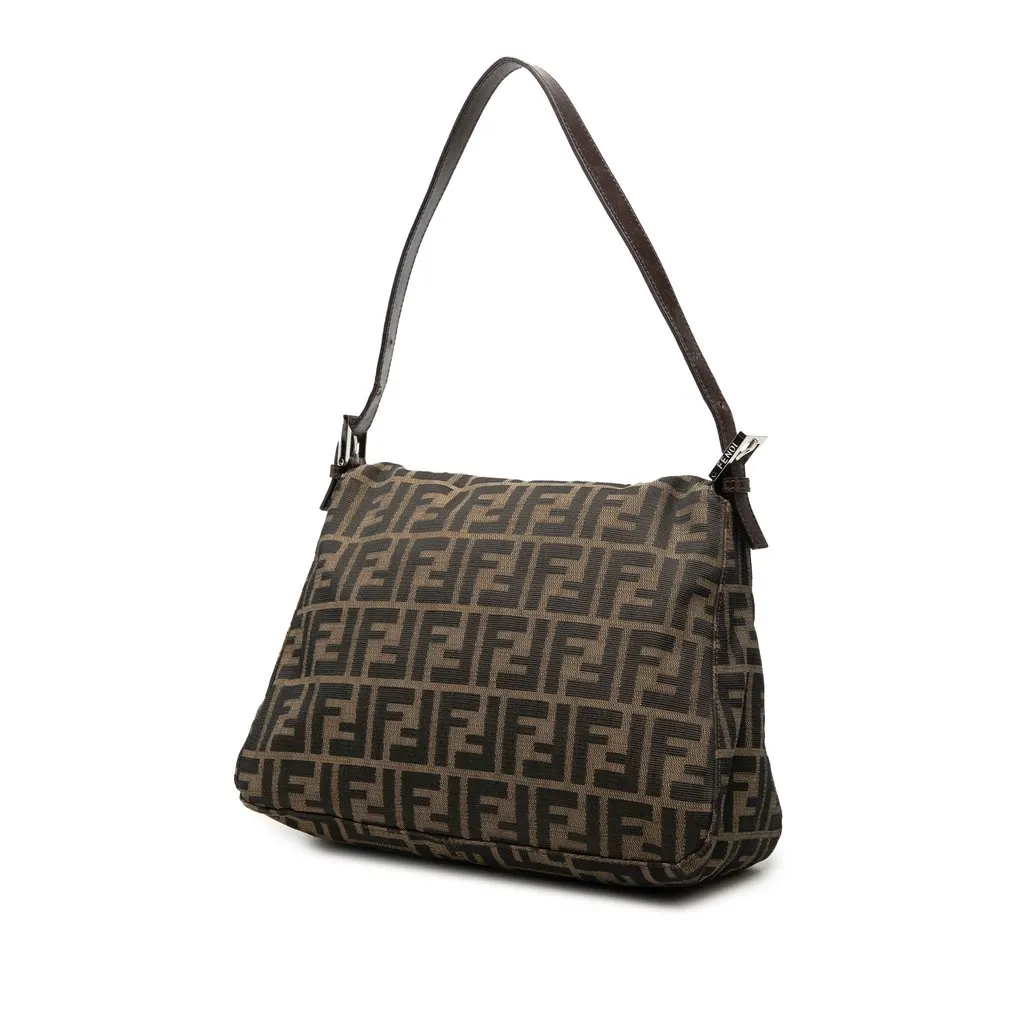 Fendi Zucca Canvas Mamma Forever Brown Very good - Back View
